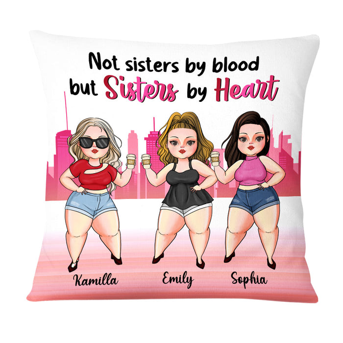 Personalized Friends Life With Sisters Pillow 22693 1