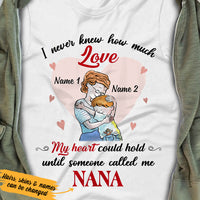 Personalized Mom Grandma Grandson Love T Shirt MR112 67O36 thumb 1