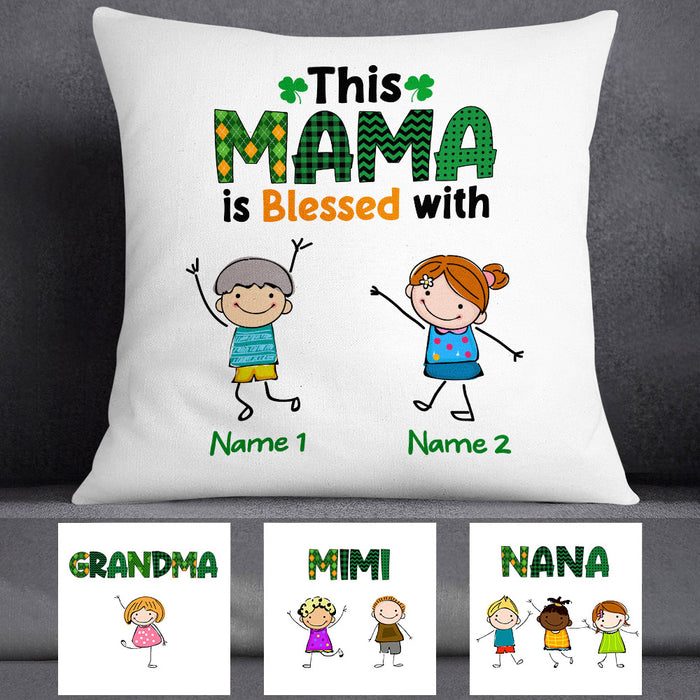 Personalized Grandma Irish St Patrick's Day Pillow FB41 26O53 (Insert Included) 1