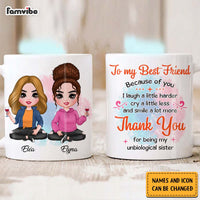 Personalized Gift For Friends Sister Thank You Mug 30902 thumb 1
