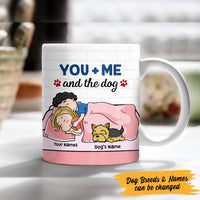 Personalized Couple You Me And The Dog Mug JR222 81O47 thumb 1