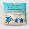 Personalized Mom Daughter Turtle Pillow JN221 24O34 1