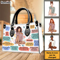 Personalized Gift For Daughter Christian Affirmation Leather Bag 32169 thumb 1