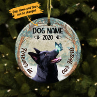 Personalized Forever In Our Hearts German Shepherd Dog Memorial  Ornament OB193 73O36 thumb 1