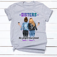 Personalized Sisters The Perfect Best Friends T Shirt FB41 73O34 thumb 1