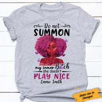 Personalized Don't Summon T Shirt JL253 65O34 thumb 1