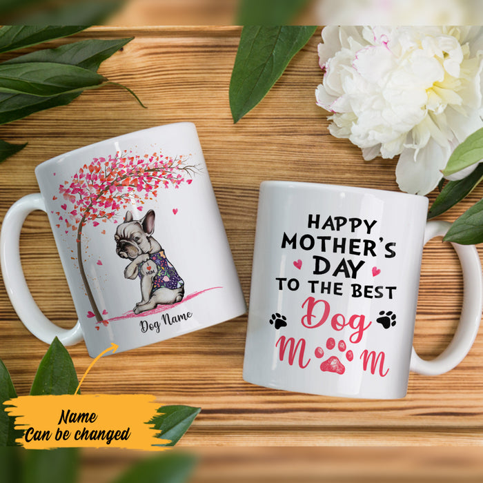 Personalized French Bulldog Dog Mom Tree Mug MR151 81O57 1