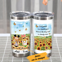 Personalized Very Best Is Mine Girl Friends Steel Tumbler AG51 28O53 thumb 1