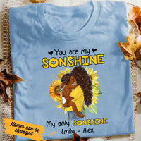 Personalized BWA Mom And Son T Shirt AG101 73O53 thumb 1