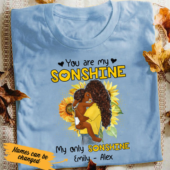 Personalized BWA Mom And Son T Shirt AG101 73O53 1