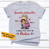 Personalized Mom Grandma Love Grandson T Shirt MR111 65O36 thumb 1