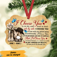 Personalized I Choose You Couple Benelux Ornament NB211 30O47 thumb 1