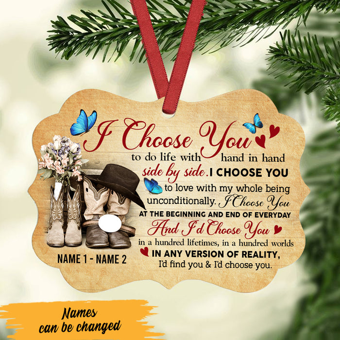 Personalized I Choose You Couple Benelux Ornament NB211 30O47 1
