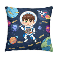 Personalized Gift For Grandson Astronaut Custom Name Pillow 30835 thumb 1