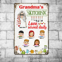 Personalized Mom Grandma Metal Sign JL101 26O53 thumb 1