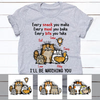 Personalized I'll Be Watching You Cat T Shirt OB311 67O36 thumb 1