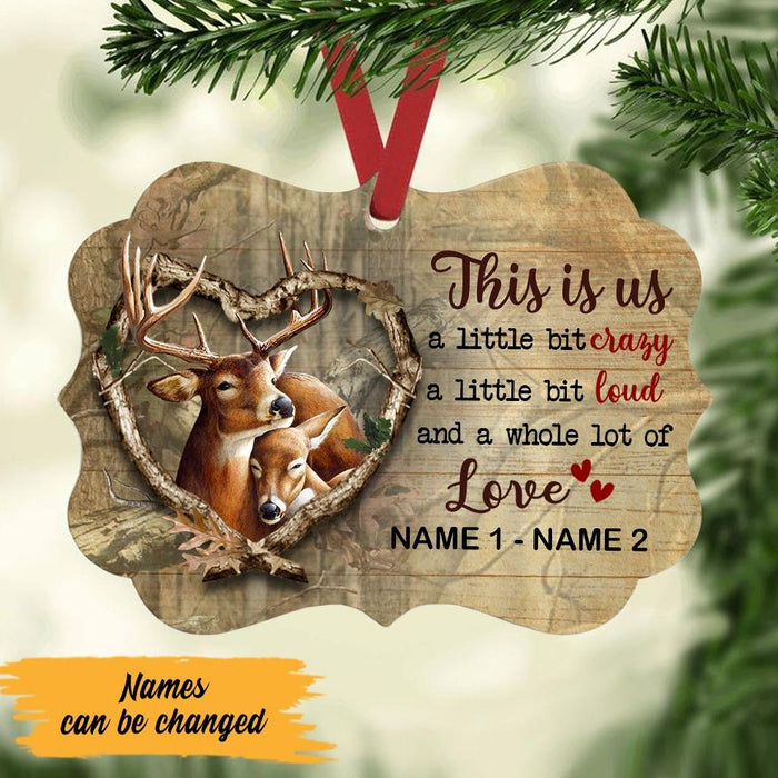 Personalized This Is Us Deer Hunting Couple Benelux Ornament NB301 65O47 1