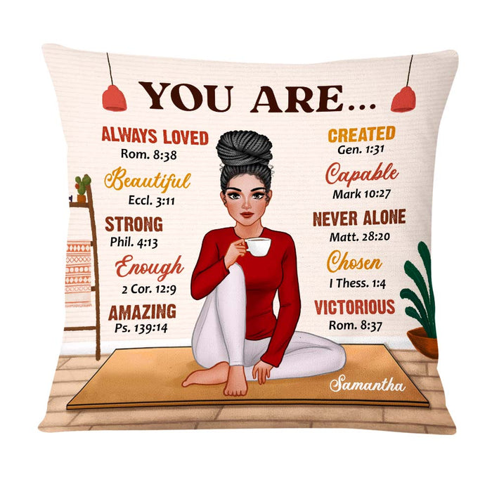 Personalized Daughter Granddaughter Self Love You Are Beautiful Loved Pillow DB291 58O47 1