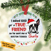 Personalized I Asked God Dog Christmas  Ornament OB221 30O53 1