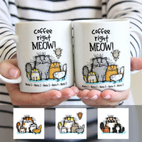 Personalized Coffee Right Meow Cat Mug NB301 29O58 thumb 1