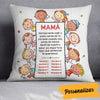 Personalized Spanish Mamá Abuela Note For Mom Grandma Pillow AP268 65O60 1