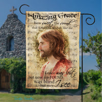 Jesus Amazing Grace Flag JL251 65O58 thumb 1