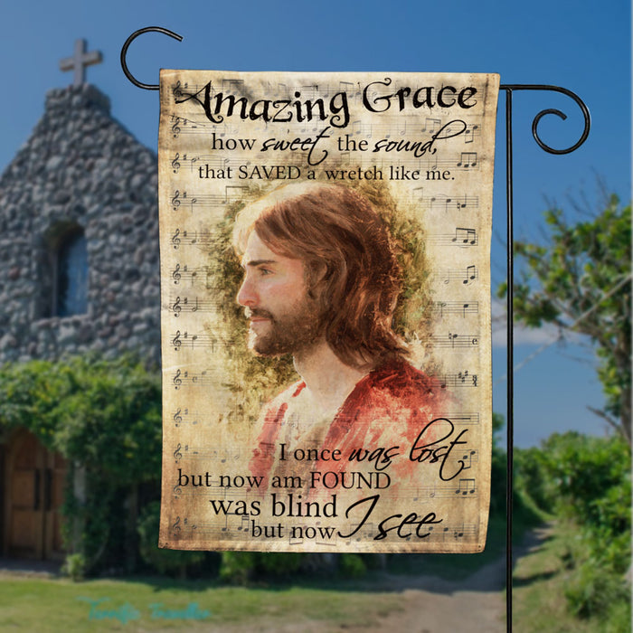 Jesus Amazing Grace Flag JL251 65O58 1