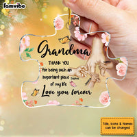 Personalized Gift For Grandma Puzzle Piece Ornament 30198 thumb 1