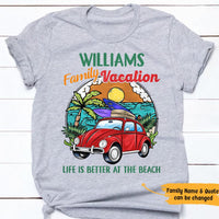 Personalized Family Beach Vacation White T Shirt JN243 95O65 thumb 1