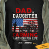 Personalized Tractor Farmer Dad & Daughter Farming Partners T Shirt JL291 67O57 thumb 1