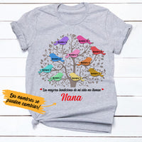 Personalized Spanish Mamá Abuela Family Tree Mom Grandma T Shirt AP132 65O36 thumb 1
