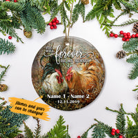 Personalized Chicken Couple Be My Always  Ornament SB142 67O57 thumb 1