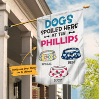 Personalized Dog Gardening Garden Flag JL81 73O58 thumb 1