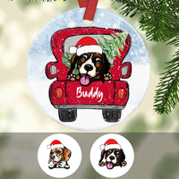 Personalized Beagle Dog Christmas Ornament SB301 81O34 thumb 1