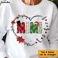 Personalized Gift For Grandma Est Christmas Shirt - Hoodie - Sweatshirt 30174 thumb 1