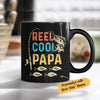 Personalized Papa Fishing  Black Mug MY0408 81O34 1