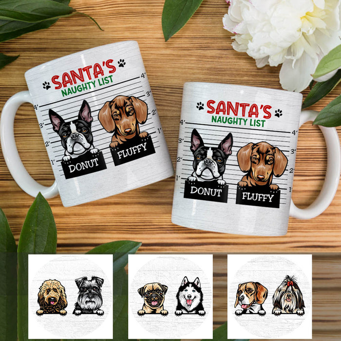 Personalized Santa Naughty List Christmas Mug OB144 85O53 1