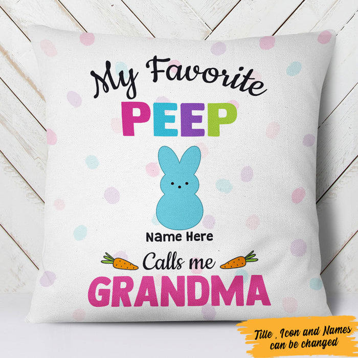 Personalized Grandma Easter Bunny Pillow FB201 26O47 (Insert Included) 1