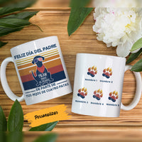 Personalized Dog Dad Grandpa Spanish Papá Abuelo Perro Mug MY53 95O58 thumb 1