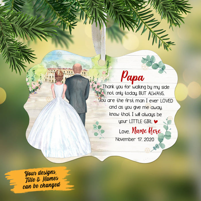 Personalized Parents Of The Bride Wedding  MDF Benelux Ornament NB91 65O58 1