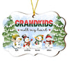 Personalized My Grandkids Melt My Heart Grandma Christmas Benelux Ornament OB81 23O28 1