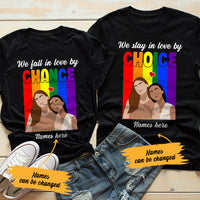 Personalized LGBT Lesbian Couple T Shirt SB163 85O65 thumb 1