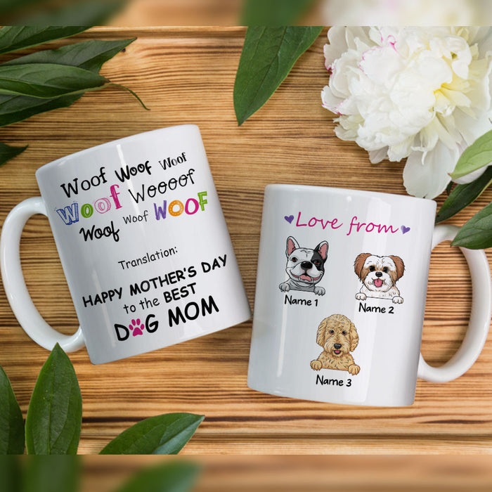 Personalized Dog Mom Dad Happy Day Mug FB231 95O53 1