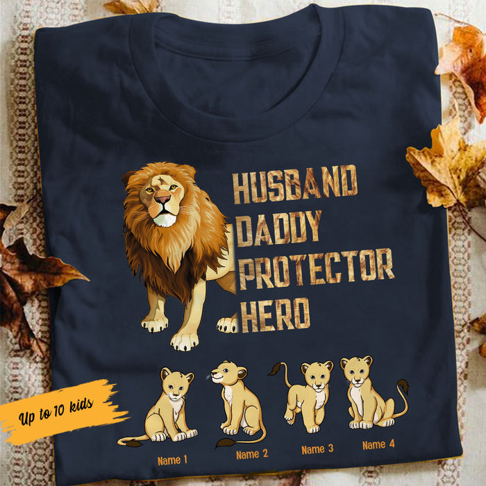 Personalized Dad Lion T Shirt MY193 30O58 1