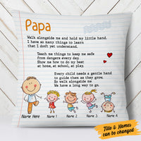 Personalized Dad Grandpa Pillow MY192 26O58 (Insert Included) thumb 1