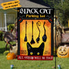 Personalized Black Cat Broom Parking Company Halloween Flag AG133 81O53 1