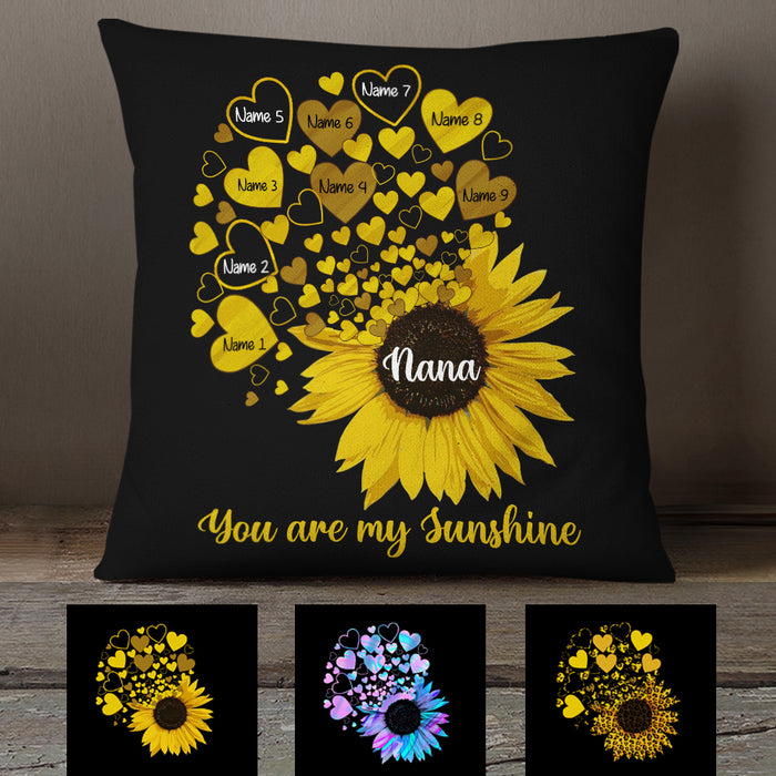 Personalized Mom Grandma Little Sunshine Pillow MR261 95O34 1
