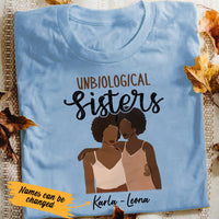 Personalized Sisters Forever BWA White T Shirt JL232 28O53 thumb 1