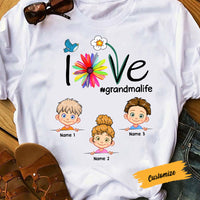 Personalized Mom Grandma Life T Shirt JN242 30O58 thumb 1