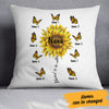 Personalized Mom Grandma Sunflower Pillow MR262 30O60 (Insert Included) 1